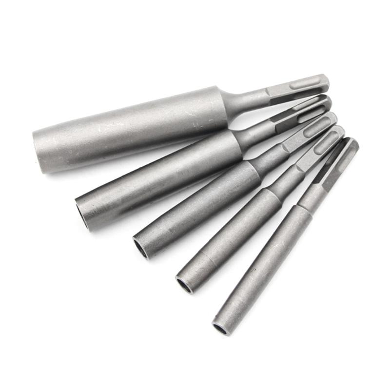 SDS Plus Professional Ground Rod Driver Steel Durable Hardened for 5/8 3/4Inch Ground Rod for SDS Plus Impact Drills