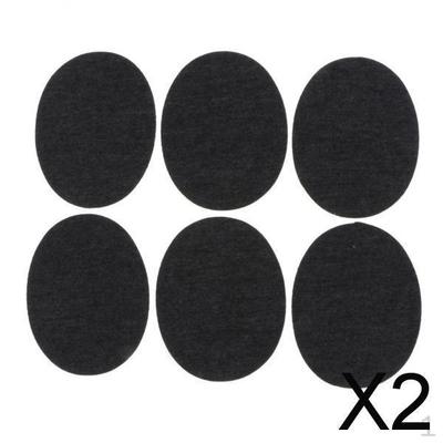 2x 6 Stück Aufnäher für Jeans Kleiderreparatur Dekorativ