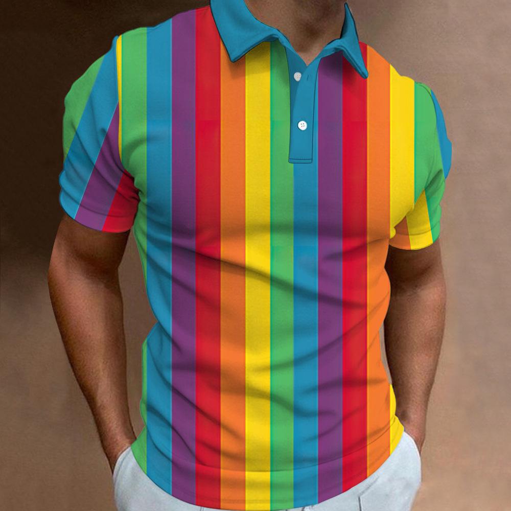 Must-have short-sleeve polo shirt, casual and trendy for daily use.