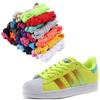 Terylene Cotton Shoelace Colorful Flat Shape Sports Casual Shoes Simple Fashion