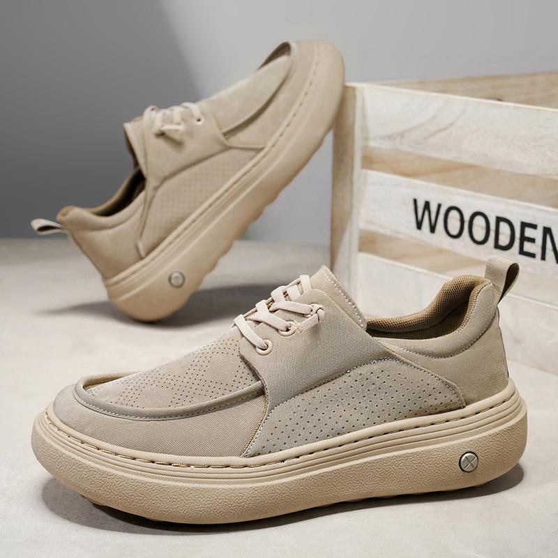 Herren Freizeit Schuhe Frühling Neu Leicht Atmungsaktiv Bequem Weiche Sohle Zum Hineinschlüpfen Loafer Outdoor Mode Vielseitig Flache Schuhe