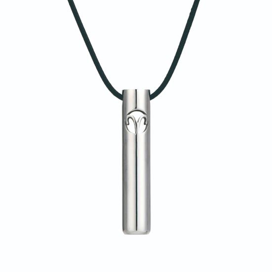Mindful Breathing Whistle Necklace Stainless Steel Anxiety Reduction Necklace Stress And Panic Relief Necklace Adjustable Length Meditation Inner