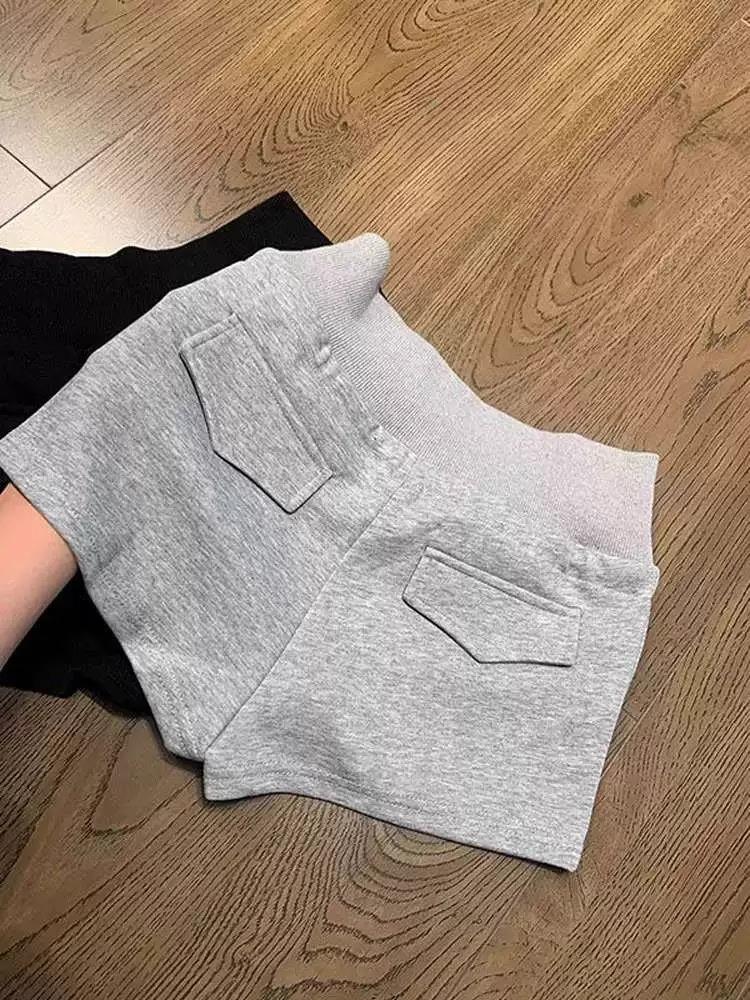 Women's Summer 2025 Slim Fit Drawstring Sporty Shorts