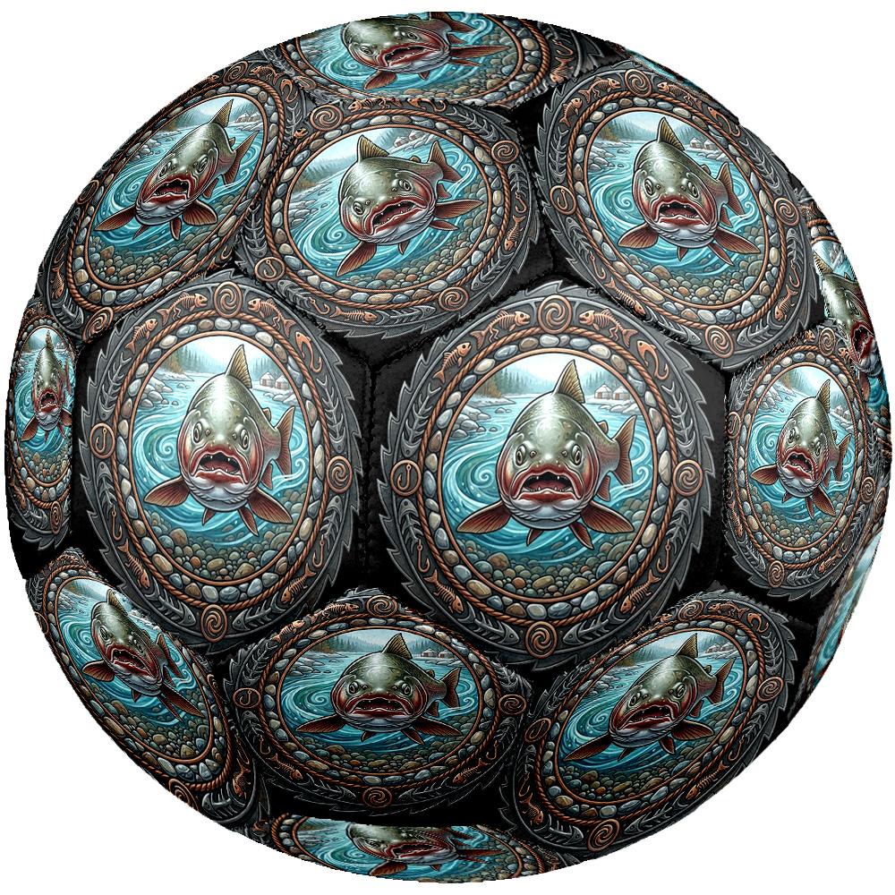 Adventure Emblem Round Football Size 5 Adult Ball Suitable for Training Matches and Outdoor Team.