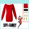 Spy×family Yor Forger Cosplay Kostüm Kleid für Halloween und Karneval