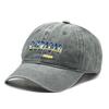 Curacao Flag Color Printed Baseball Cap Washed Distressed Dad Hat Casual Sun Hat Unisex For Outdoor Sports And National Team