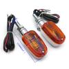 Motorcycle Parts Chrome 10mm Stalk Turn Signals Blinker Lights for Universal Honda Kawasaki Yamaha