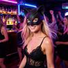 Fancy Prom Cat Women Mask BlackCosplay Half-Face Mask Cat Ear  Mask  Halloween Festival Party Mask