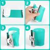 BAAJ-3Pcs 3D Sublimation Printer Silicon Mug Wraps Clamps 11OZ Mug Silicone Mould Fixture Mug For 3D Sublimation Mug Printing