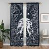 Subject-free Partition Home Interior Curtains for Camera Elegant Room Curtains 2 Pieces Blackout Curtain Shades Living Kitchen