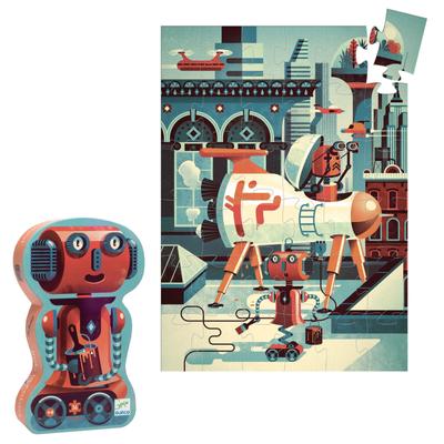 Puzzle Roboter, pädagogisch, 4 Jahre, 3 Jahre, Home Time Puzzle, Bob der Roboter, 36 Puzzle, Kinder, Kleinkinder, Puzzle, Spielzeug, Spielzeug, Alt, Alt, Jungen, Geschenk,
