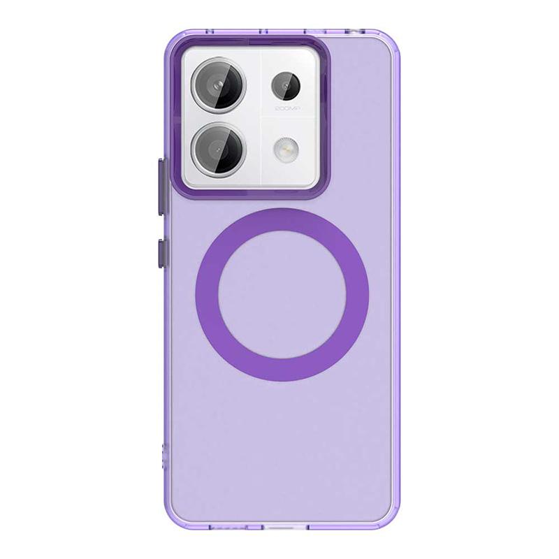 For POCO X6 Pro Candy Color For Magsafe Wireless Charge Magnetic Case For Xiaomi Poco X6 Pro NEO Shockproof Soft Cover Funda