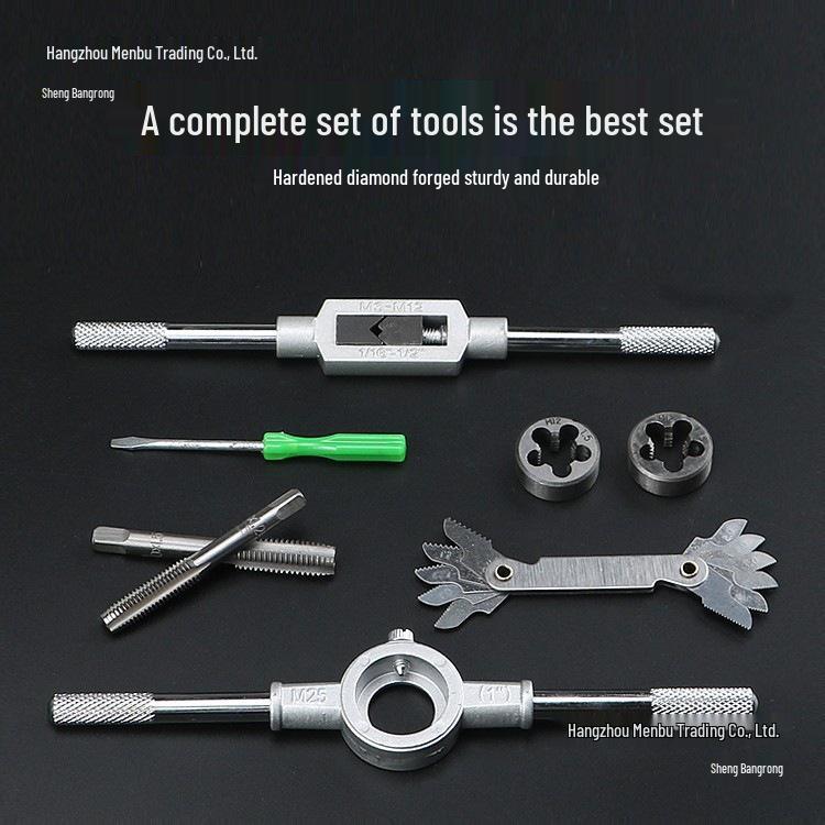 Metric Tap and Die Set with Hand Wrench