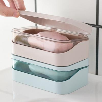 Soap Box Creative Drain With Lid Flip Top Drain Soap Dish With Lid Soap Dish