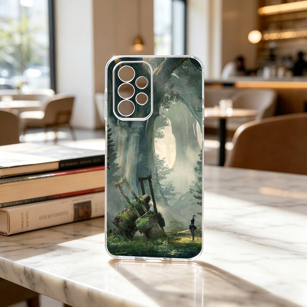 Automata YoRHa No.2 GAME 2B Phone Case For Samsung S25,S24,S21,S22,S23,S30,Ultra,S20,Plus,Fe Transparent Cover