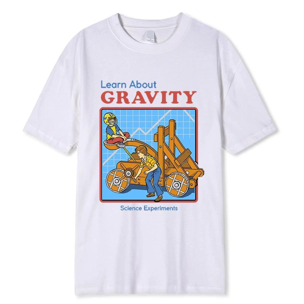 Horror Comic Series Science Cotton T-Shirts  Fashion Summer Street Loose Top Casual Men Clothes