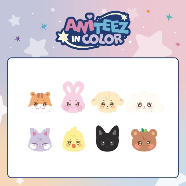 Предзаказ ATEEZ ANITEEZ IN COLOR Официальный МД Плюшевая Подушка JJOONGrami