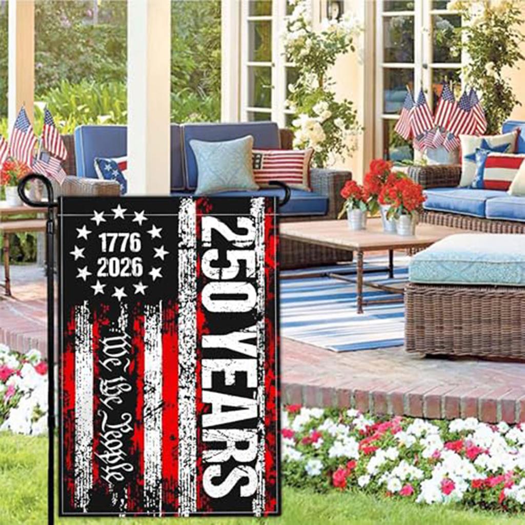 Decorative Garden Flag For The 250th Anniversary Of The United States