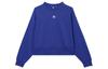 Originals Sweatshirts Women's Fluorescent Blue Crew Neck Moderate Regular IA6501