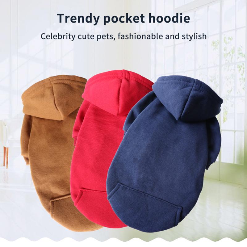 Winter Dog Hoodies Sweatshirt Jacket For Small And Medium Dog Pet Coat Puppy Clothes Chihuahuas Bulldog Costume Puppy Pet Autumn