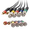 Cable for N64 Video Consoles Composite Cable with Strong Stability, Black