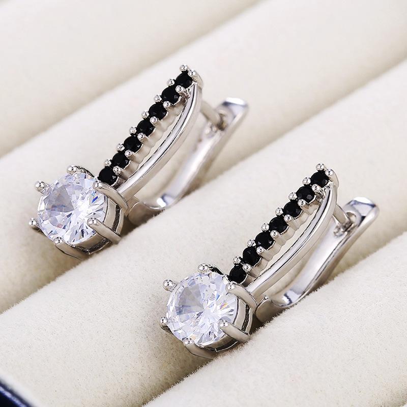 New Bead Stud Earrings For Women Elegant Wedding Party Jewelry Accessories Pendientes Brincos Eh597