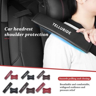 For Car Seat Belt Shoulder Pad Protective Cover Auto Interior Accessories Proceed Venga Sedona Forte Picanto Sorento Stinger