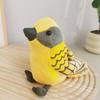 14cm Kawaii Bird Warbler Pendant Keychain Plush Toy Mini Artificial Bird Stuffed Doll Lifelike Bag Decor Kid Birthday Xmas Gift