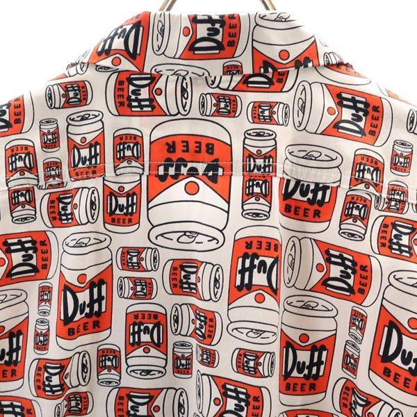 XLARGE Overall handle Short sleeve Open collar shirt M Gray Open collar Men's Used