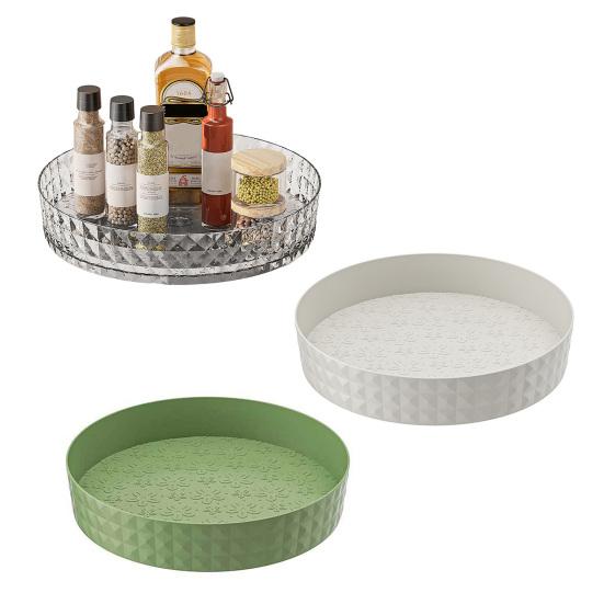 Органайзер Lazy Susan Вращающийся Прозрачный Многоцелевой Настольный Спецовник Косметический