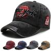 And Women Spring Summer Baeball Cap Wahed Fabric Vintage Letter Embroidery Curved Brim Dad Hat Veratile Couple Hat