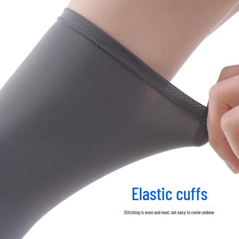 Women's Anti-UV Sun Protection Gloves - Thin, Long Ice Silk Sleeves for Summer Driving and Cycling