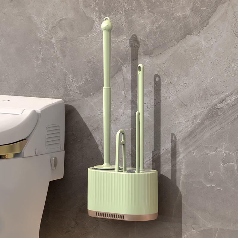 Wall-Mounted Toilet Brush