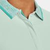 Under Armour Solid Color Polo Shirt Women Tops Sea-Mist-Green 1370132-936