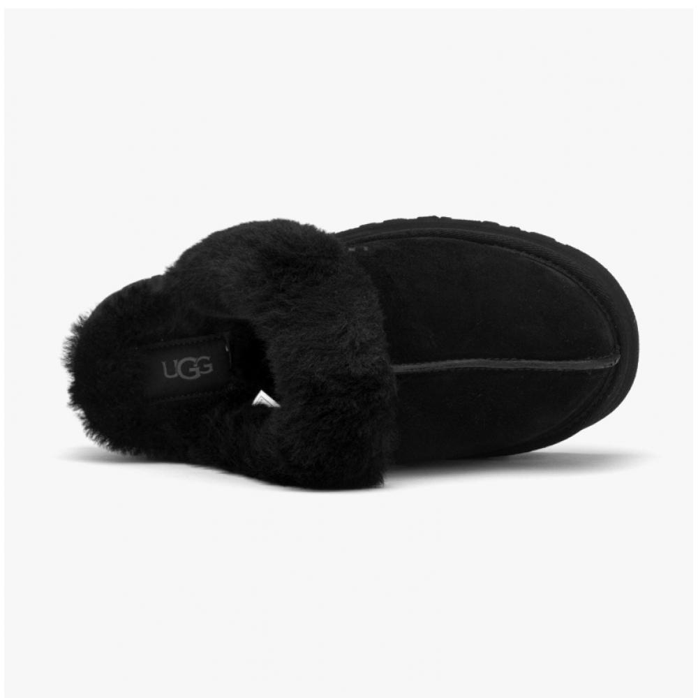 Ugg 1122550 Blk Diskette Platform Black Slippers