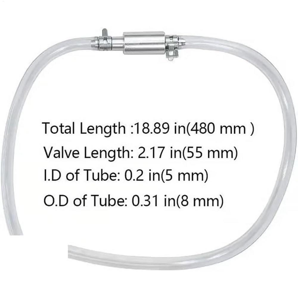 Car Clutch Brake Bleeder Hose Hydraulic Clutch One Way Valve Tube Bleeding Tool Replacement Adapter Kit Auto Accessories