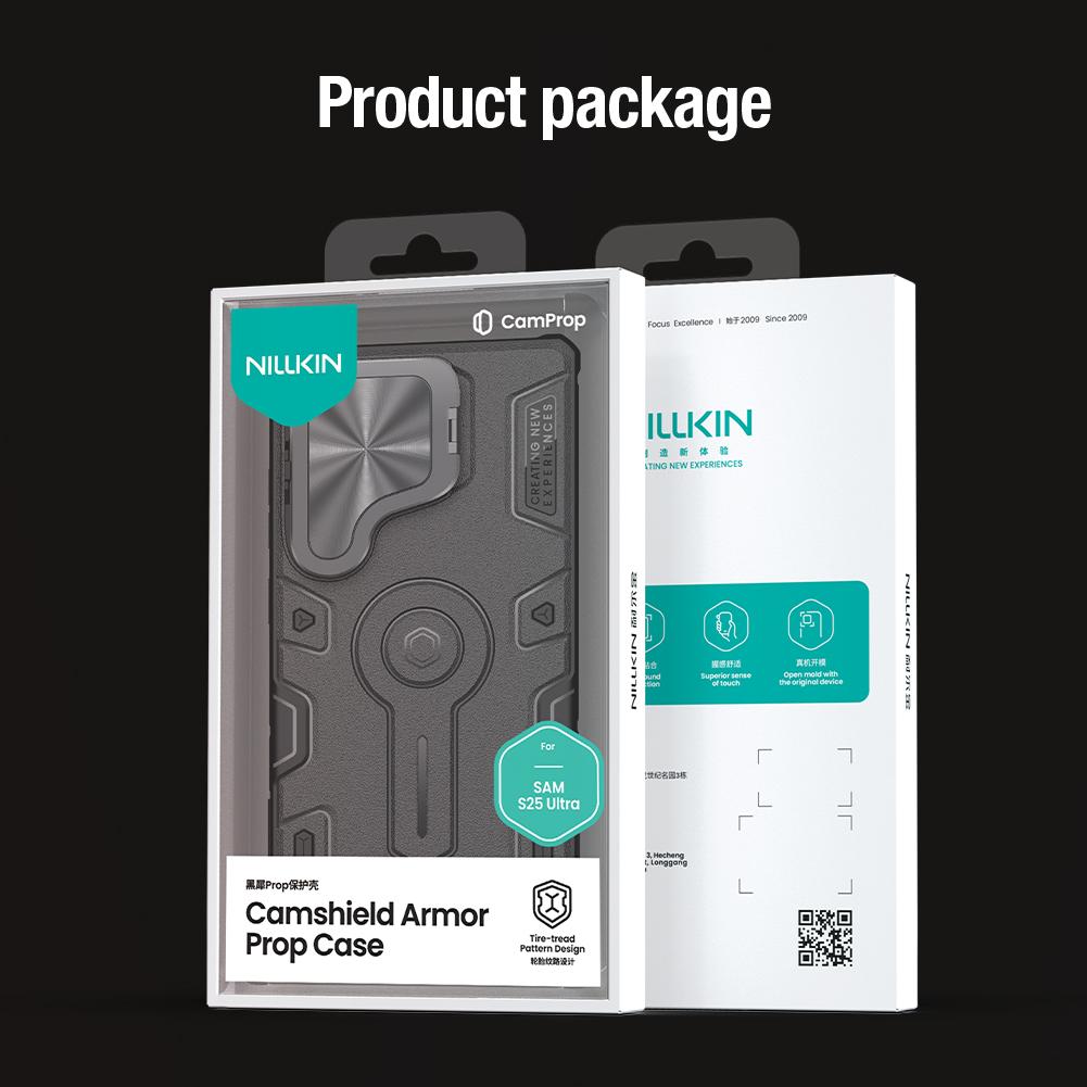 NILLKIN Pro Samsung Galaxy S25 Ultra Pouzdro na telefon CamShield Armor Prop Ochrana fotoaparátu Zadní kryt