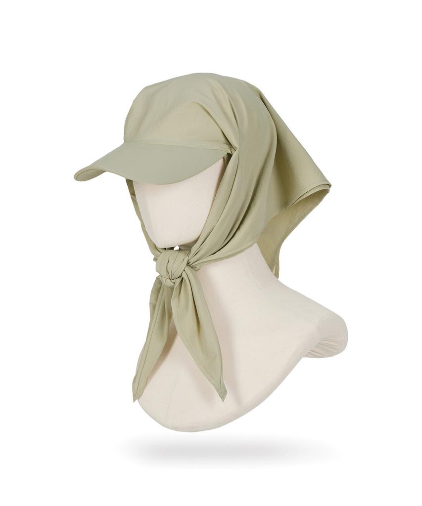 Bajal Label Bandana Ball Cap Beige
