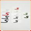 Size 52*22mm 82*38mm Rear Lid Trunk Boot S Emblem Logo Car Badge Decoration Nameplate Sticker Accessories