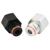 Regulator Svart Aluminium Sexkantigt Kopplingsset TR21-4 Tank Till Adapter Akvarium Passar Hem T21-4 Omvandlare Cylinder