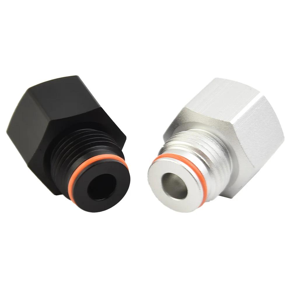 Regulator Svart Aluminium Sexkantigt Kopplingsset TR21-4 Tank Till Adapter Akvarium Passar Hem T21-4 Omvandlare Cylinder