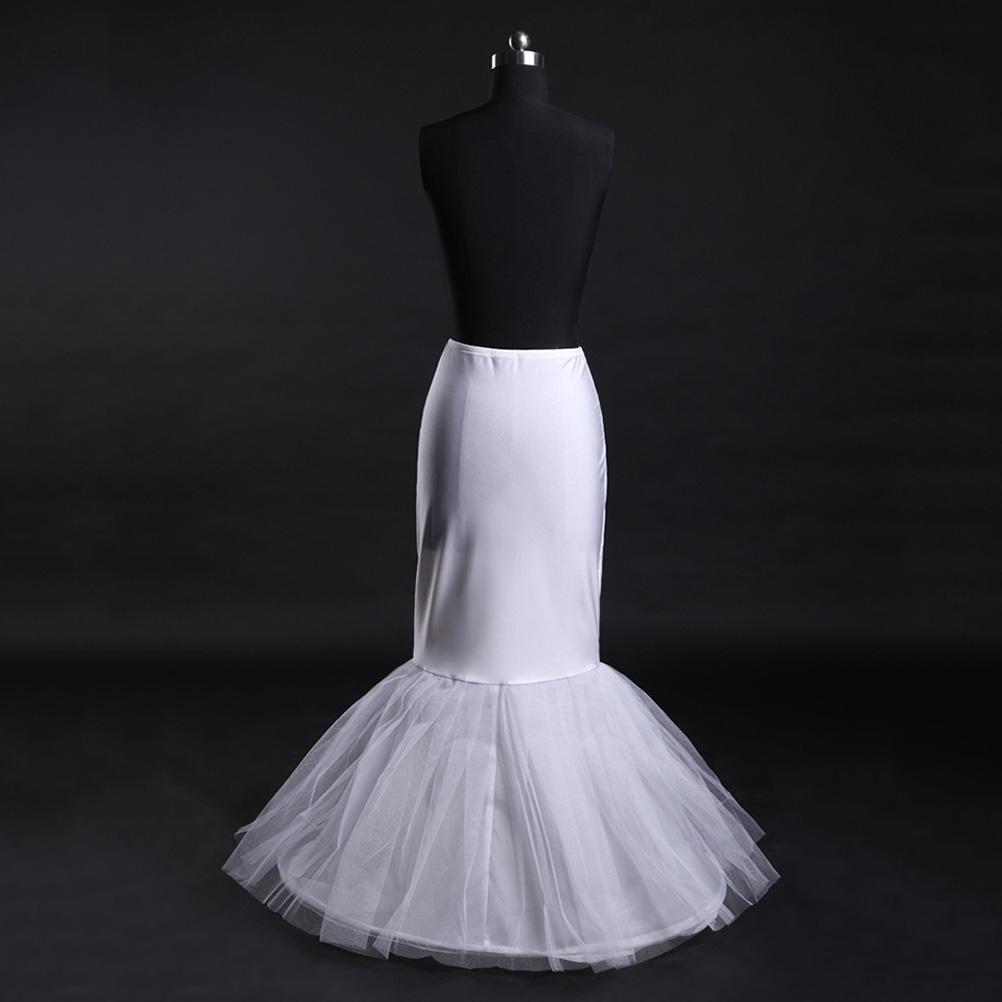 Düğün Elbisesi için Çember Kemikli Elastikli Deniz Kızı Polyester Jeton