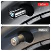 4 Stück Auto-Emblem Radreifen Ventilkappen Metall Reifenstaubkappen für BMW M Performance E36 E60 E90 X2 X1 X3 X5 E46 E39 E70 M3 M5 M6