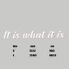 “It is what it is”Premium Quality Side Windshield Banner Decal Sticker  Enhance Your Car's Style and Visibility with the decals