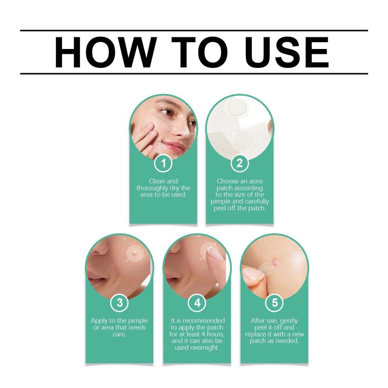 Breathable Invisible Patch Set Waterproof Concealer Stickers Pore Repair Oil Absorbing Long Lasting for Outdoor Activity