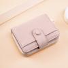 New Zipper Women Wallets Simple Buckle Coin Purses Large Capacity Card Holder Wallet Fashion Lychee Pattern Multi Card Wallet