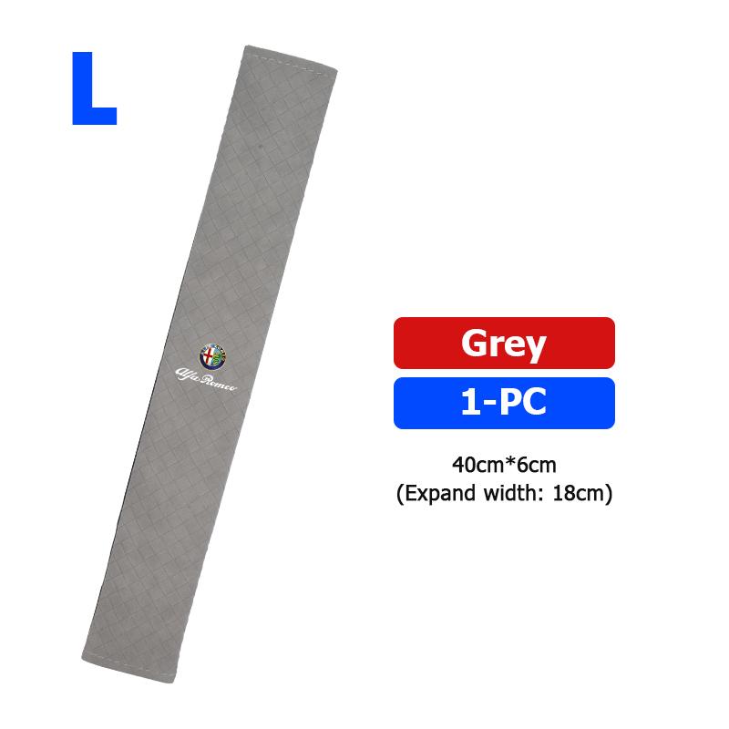 ZNBUA1 Car Safety Seat Belt Shoulder Breathable Protection Padding Pad For Alfa Romeo Giulietta GT 159 147 156 Mito Brera Giulia Spider