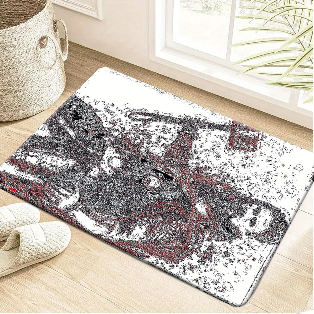 Marvel 1pc Cartoon Print Themed Rug | Spider-Man Shadow Duel Pattern Doormat | 80x50 Rectangle | Home Decor Living Room Carpet