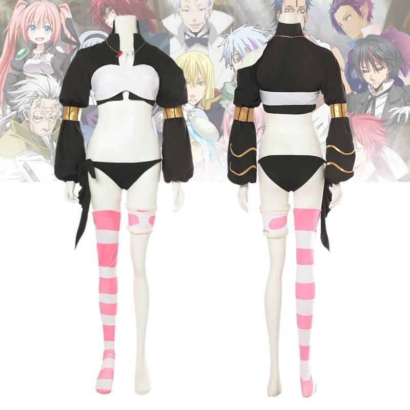 Slime Reincarnation Cosplay Costume Destroy Demon Milim Nava Dress Anime Game Role Play