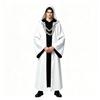 Costume da Mago Gotico con Cappuccio a Catena per Feste di Halloween e Cosplay